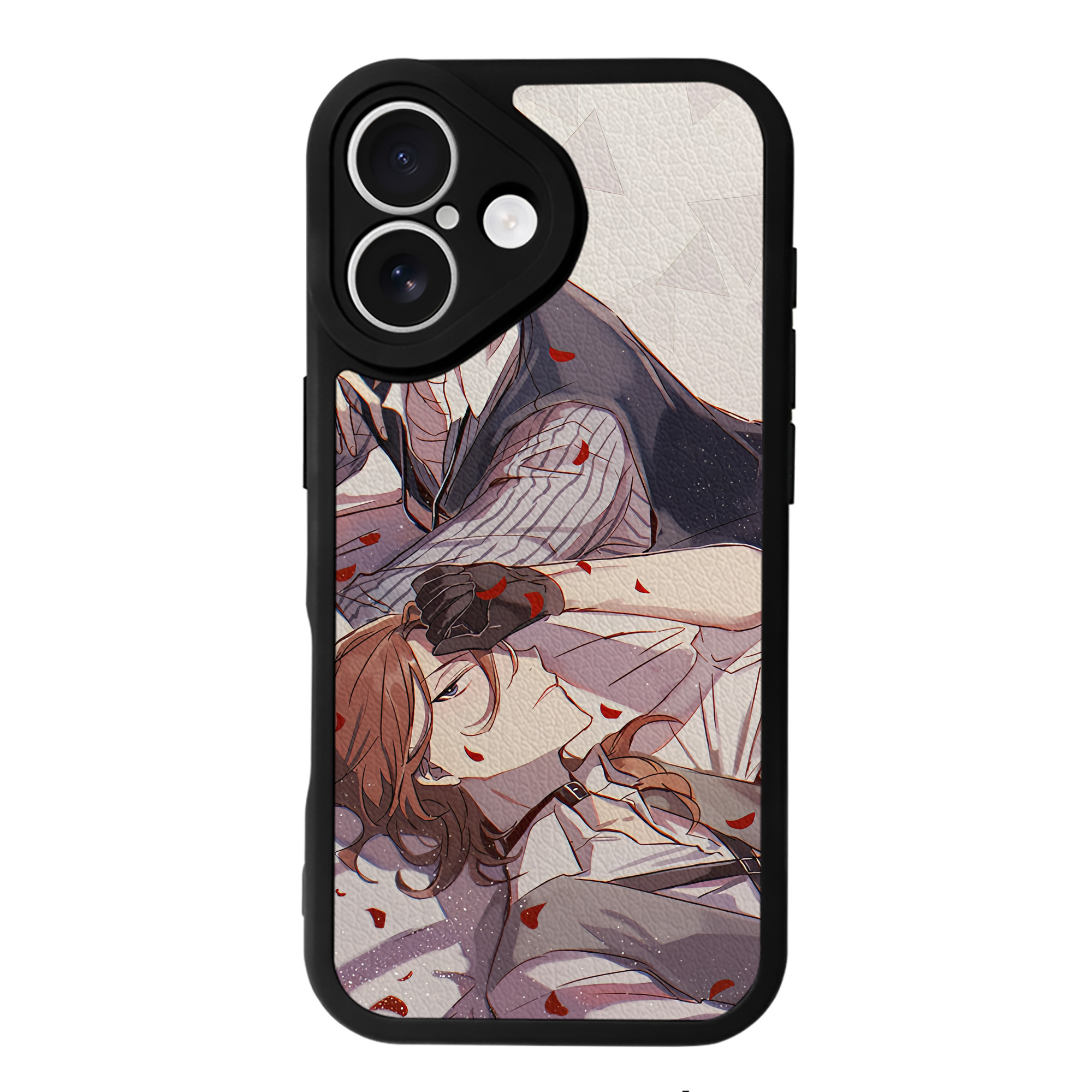 （画像用） 文豪ストレイドッグス Bungo Stray Dogs 【iPhone 16シリーズ対応】シリコンスマホケース（レザー調） 材質：シリコン